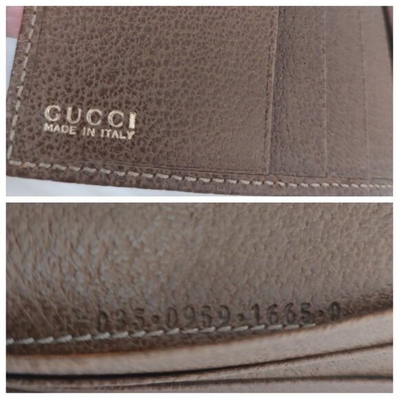 Gucci vintage belt clasp bifold compact wallet w/box EUC - Picture 7 of 10
